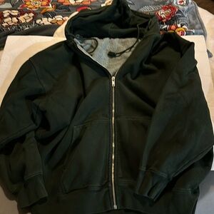 Brandy Melville zip up hoodie one size